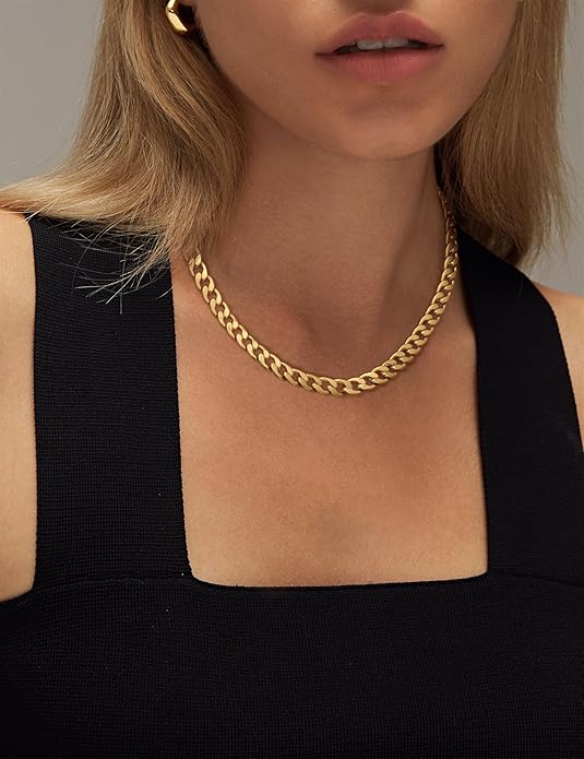 'Chiara' – Cuban Link Chain Necklace