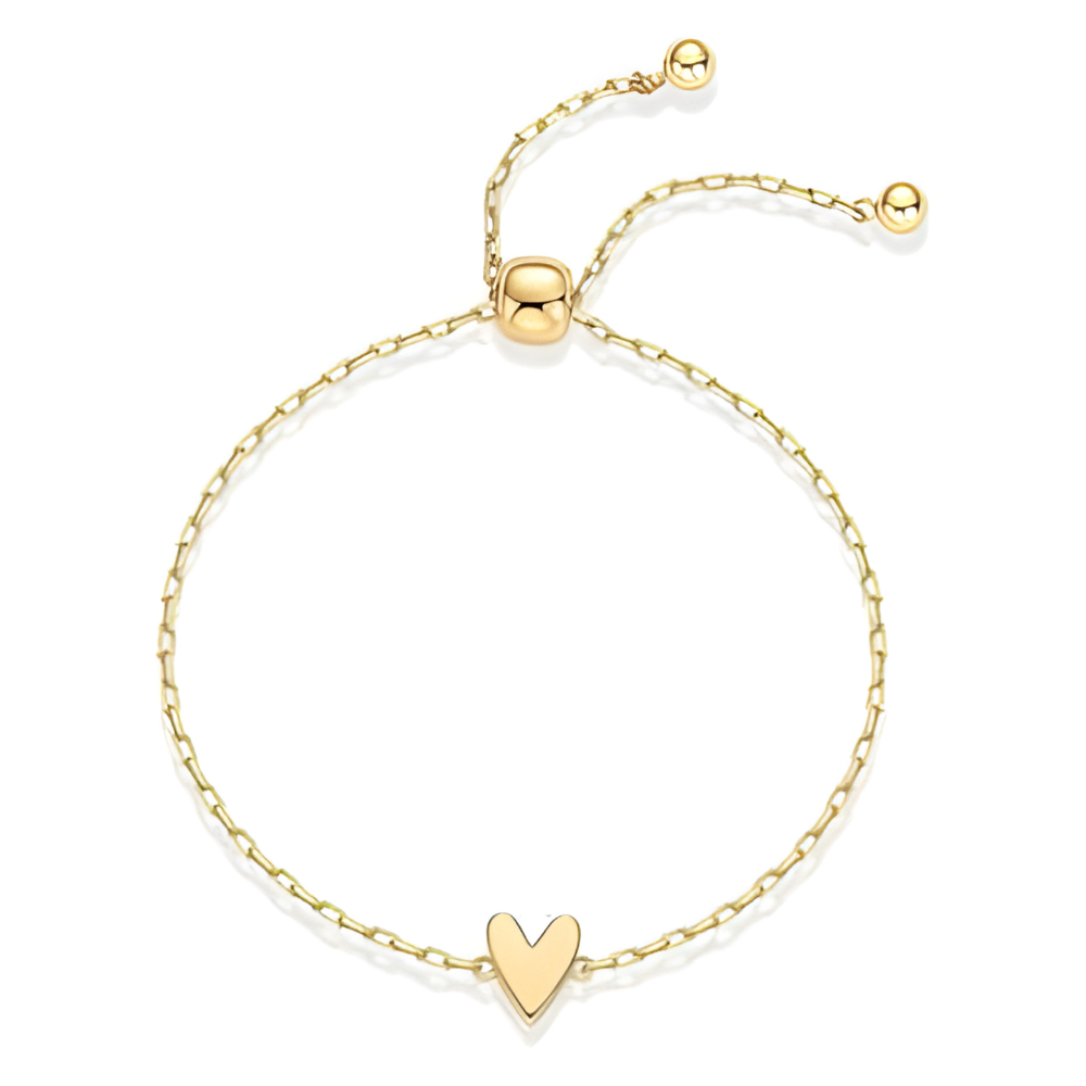 "Amore" Matching Hearts Bracelet