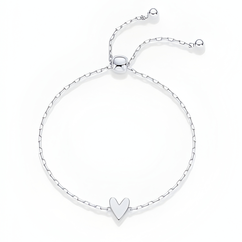 "Amore" Matching Hearts Bracelet