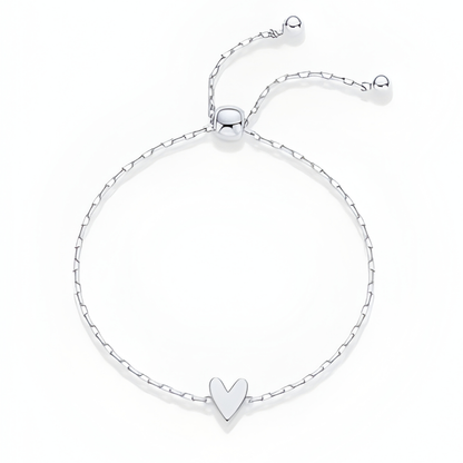 "Amore" Matching Hearts Bracelet