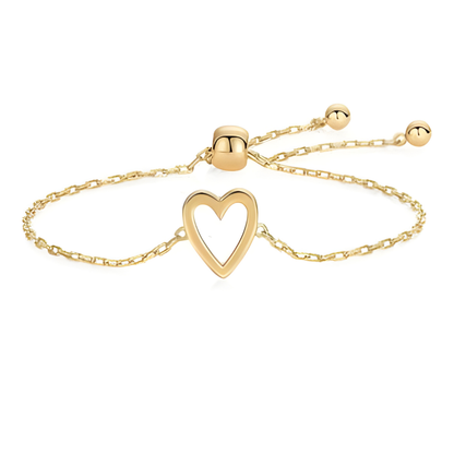 "Amore" Matching Hearts Bracelet