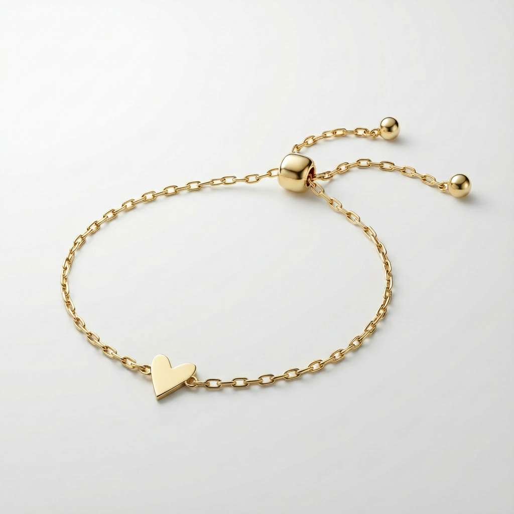 "Amore" Matching Hearts Bracelet