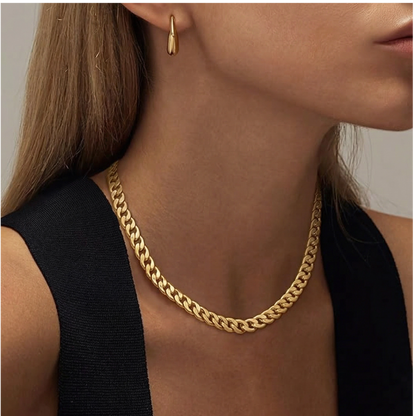 'Chiara' – Cuban Link Chain Necklace