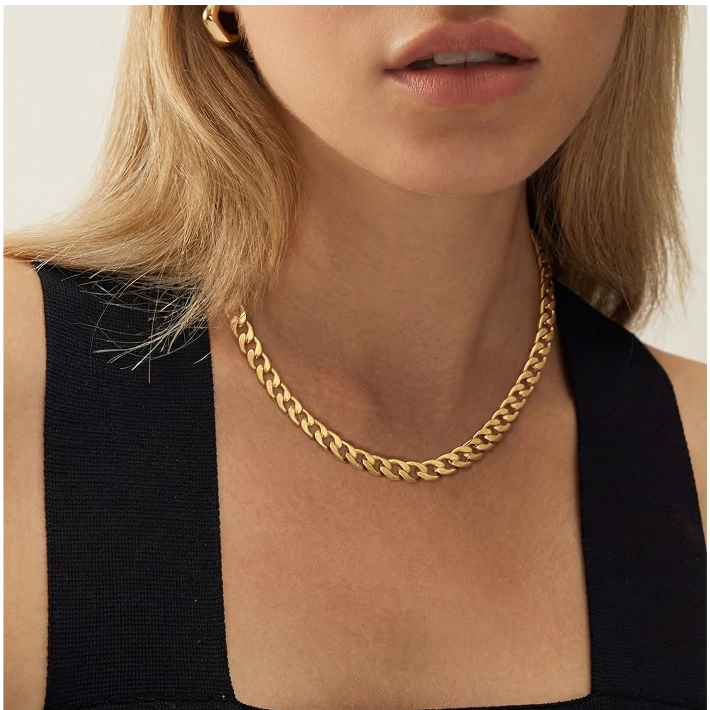 'Chiara' – Cuban Link Chain Necklace