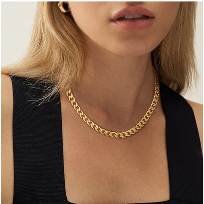 'Chiara' – Cuban Link Chain Necklace