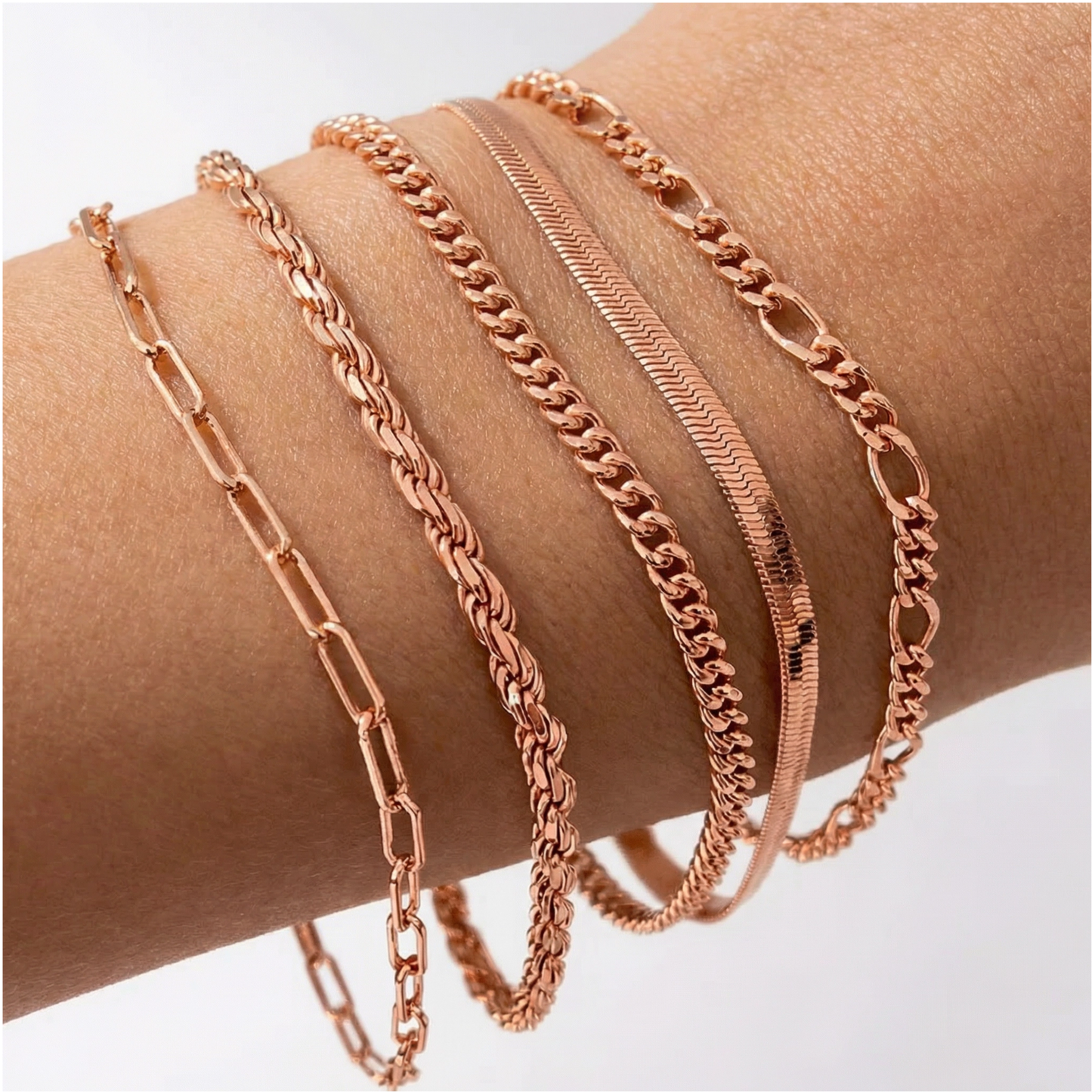 'Filo d'Oro' – Layering Bracelet Set | Gold