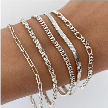 'Filo d'Oro' – Layering Bracelet Set | Gold